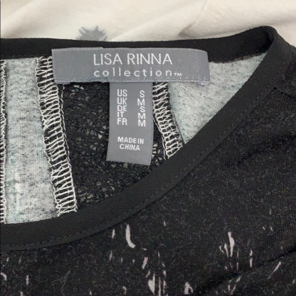 Lisa Rinna Collection Reverse Boarder Print tunic - Picture 5 of 7